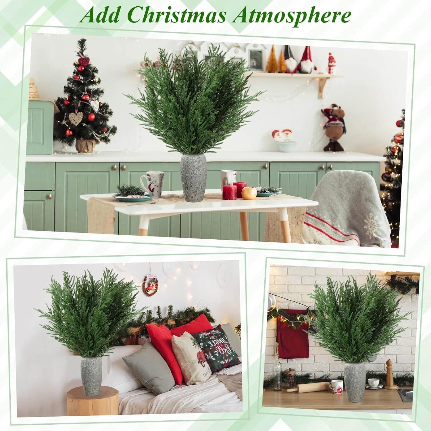 Ramas Artificiales de Pino Norfolk Caffox 91 cm - 16 Piezas