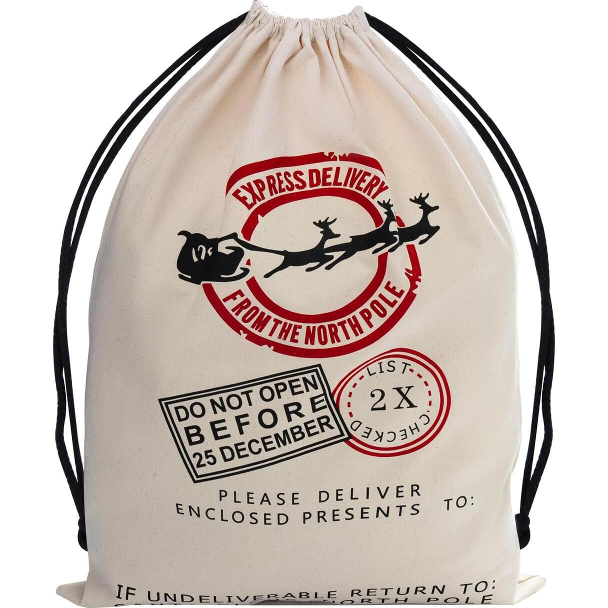 Bolsa de Regalo de Arpillera Joyin 66x48 cm Cierre de Cuerda