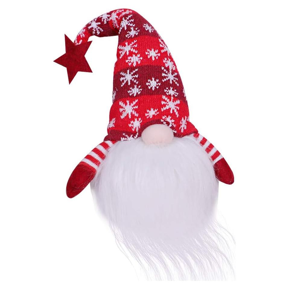 Gnomo de Navidad TY Rojo 15 cm Decoración Escandinava