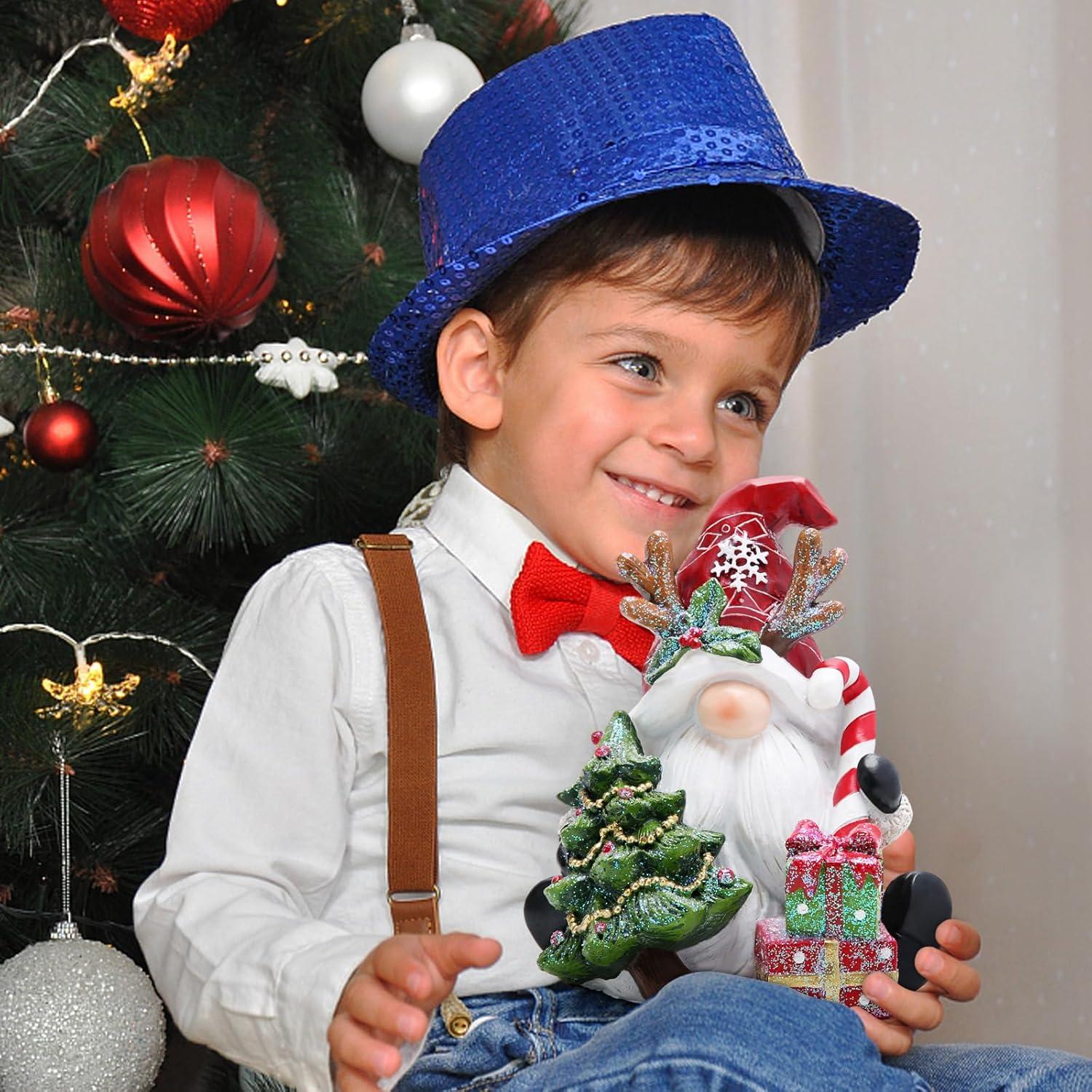 Gnomo Navideño de Resina Hodao 15.24 cm Decoración Festiva