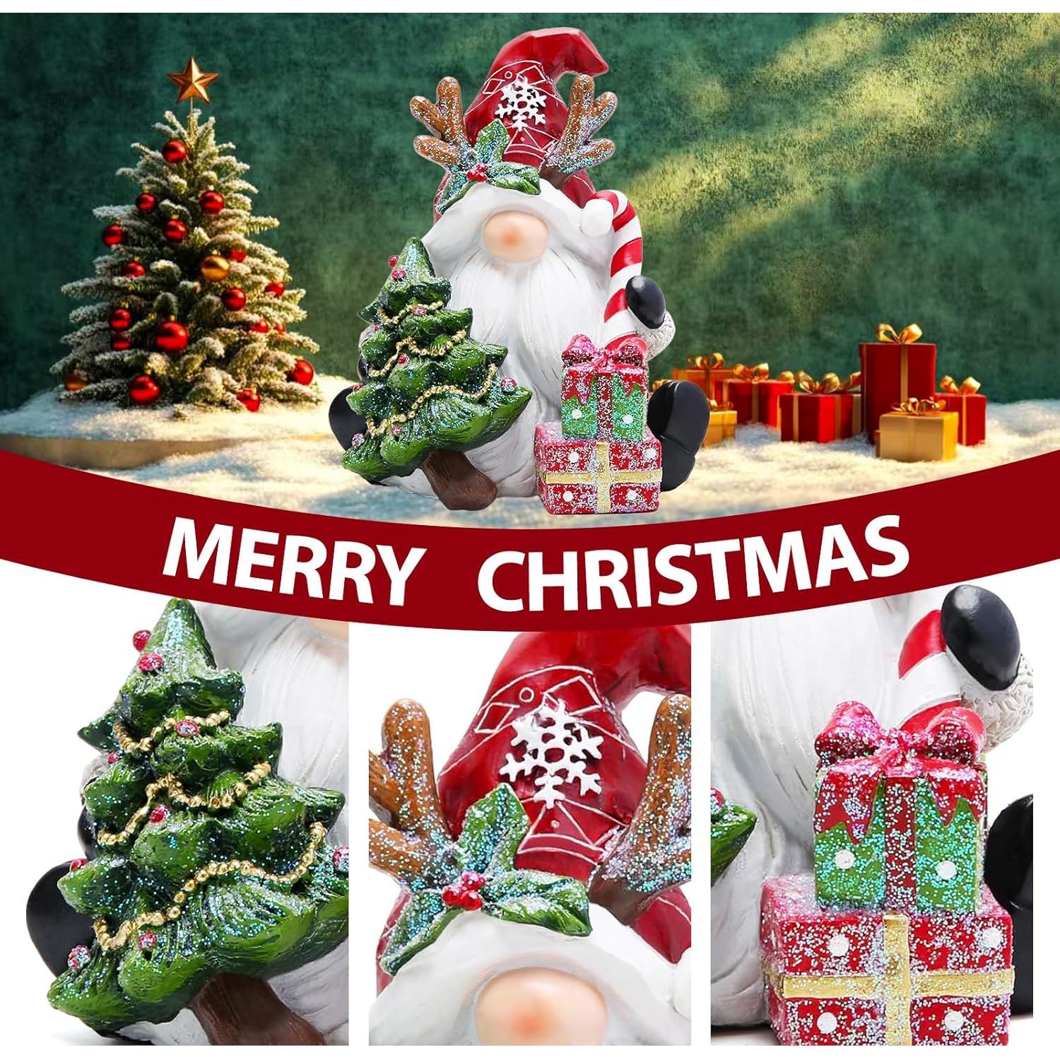 Gnomo Navideño de Resina Hodao 15.24 cm Decoración Festiva