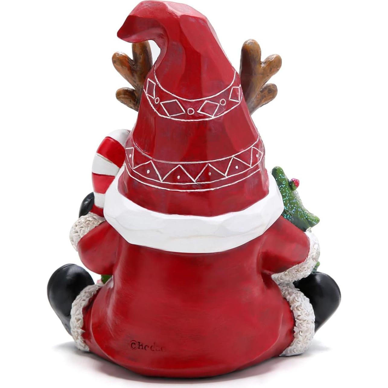 Gnomo Navideño de Resina Hodao 15.24 cm Decoración Festiva