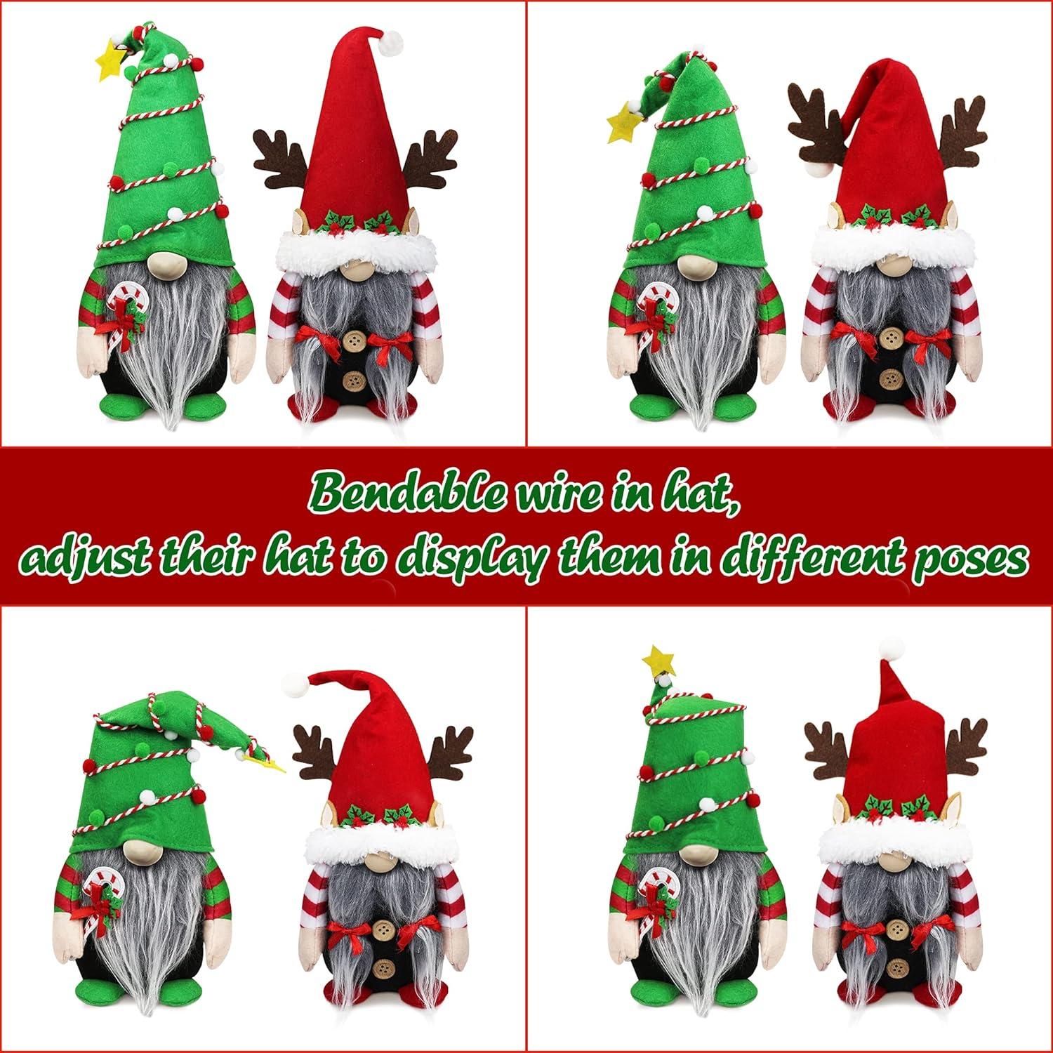 Gnomos de Navidad Tifeson - Sr. y Sra. Plush 29 cm