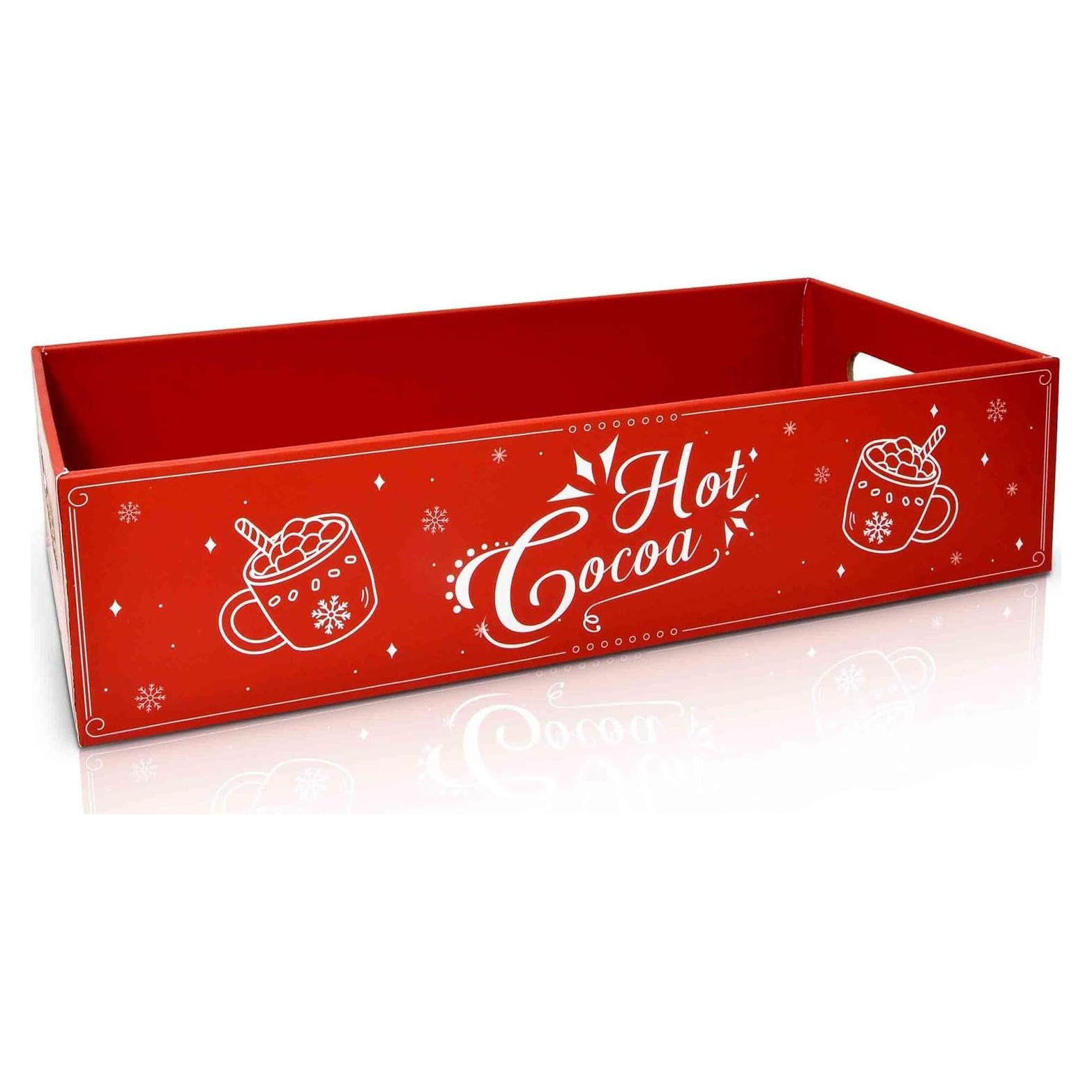 Caja de Almacenamiento de Chocolate Caliente Gift Boutique 33.66x13.97cm