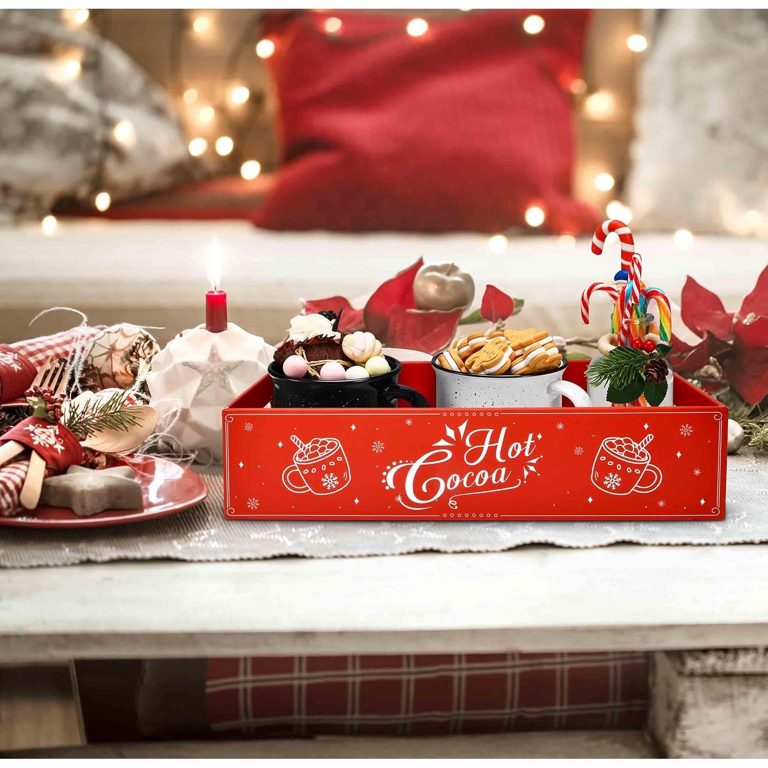 Caja de Almacenamiento de Chocolate Caliente Gift Boutique 33.66x13.97cm