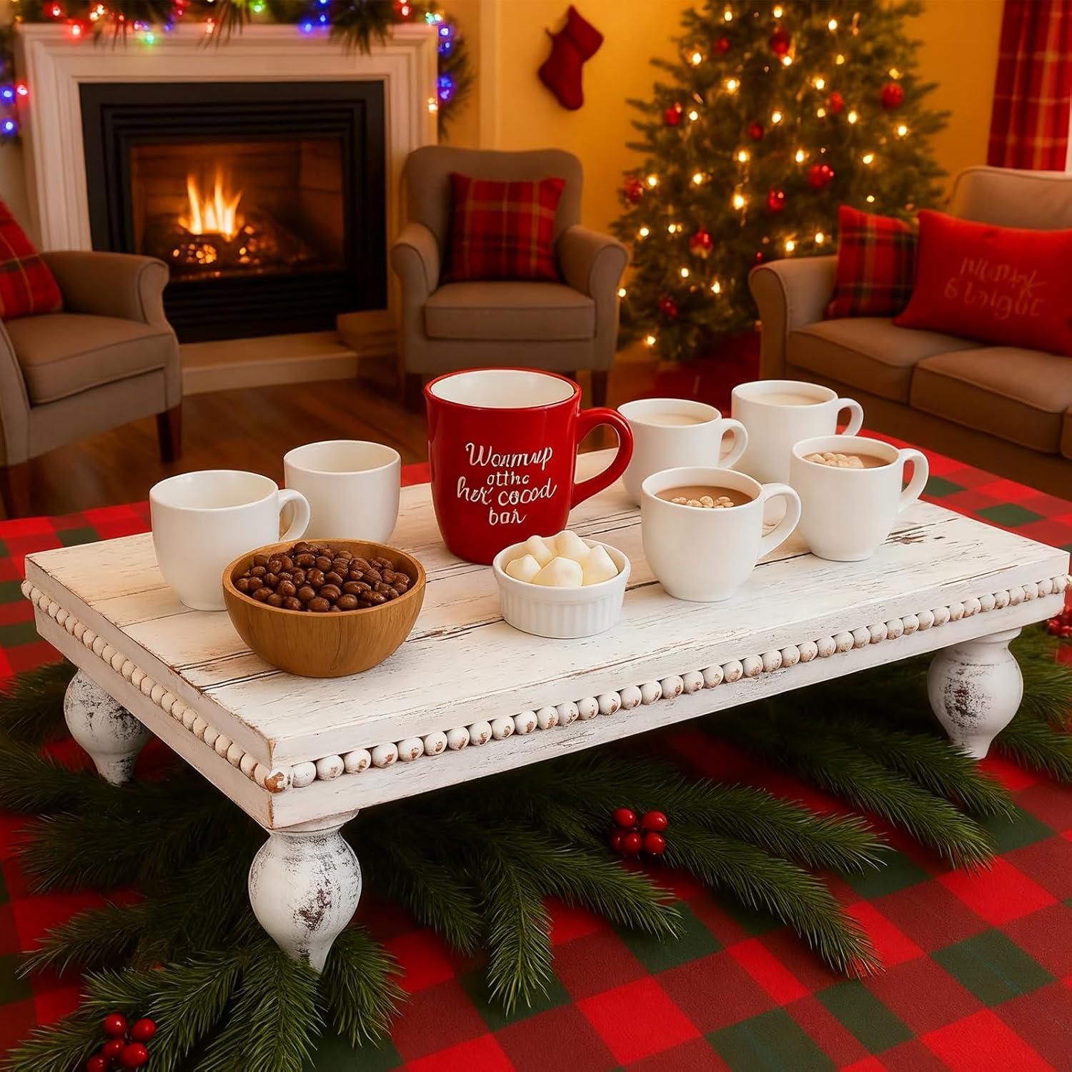 Organizador de Chocolate Caliente Thyle de Madera 35x25 cm