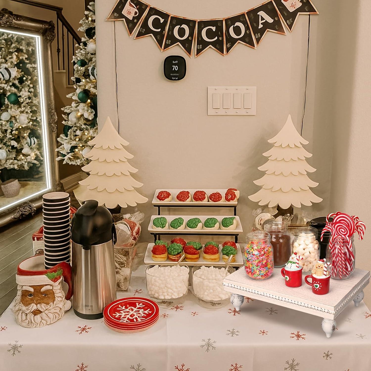 Organizador de Chocolate Caliente Thyle de Madera 35x25 cm