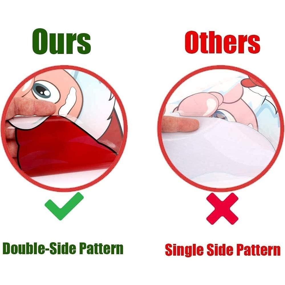 300 Calcomanías de Copo de Nieve CCINEE para Ventana Navidad