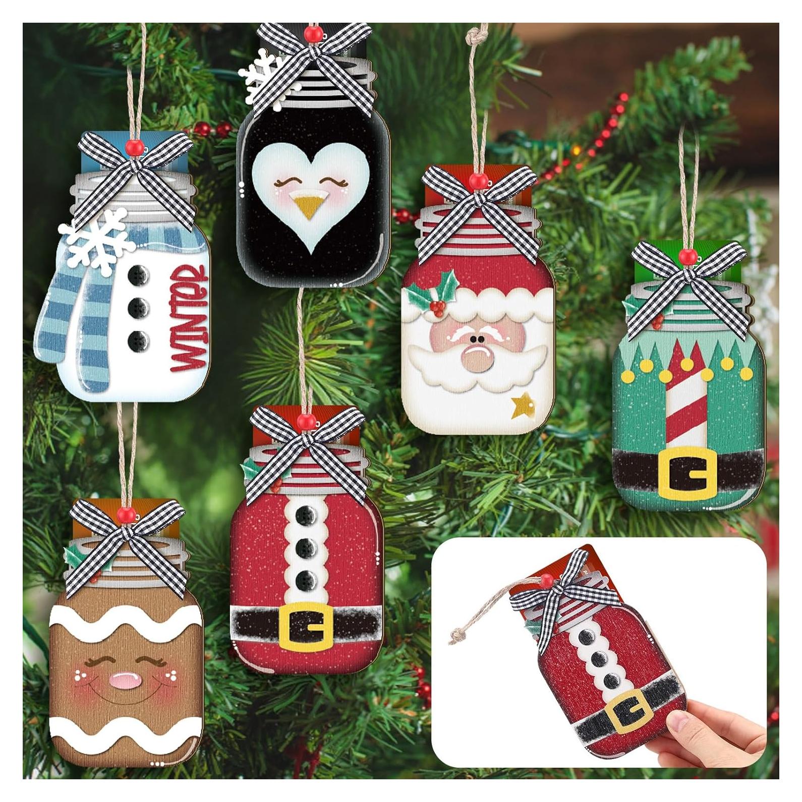 Soportes de Tarjetas de Navidad Dispowreath - Madera Multicolor