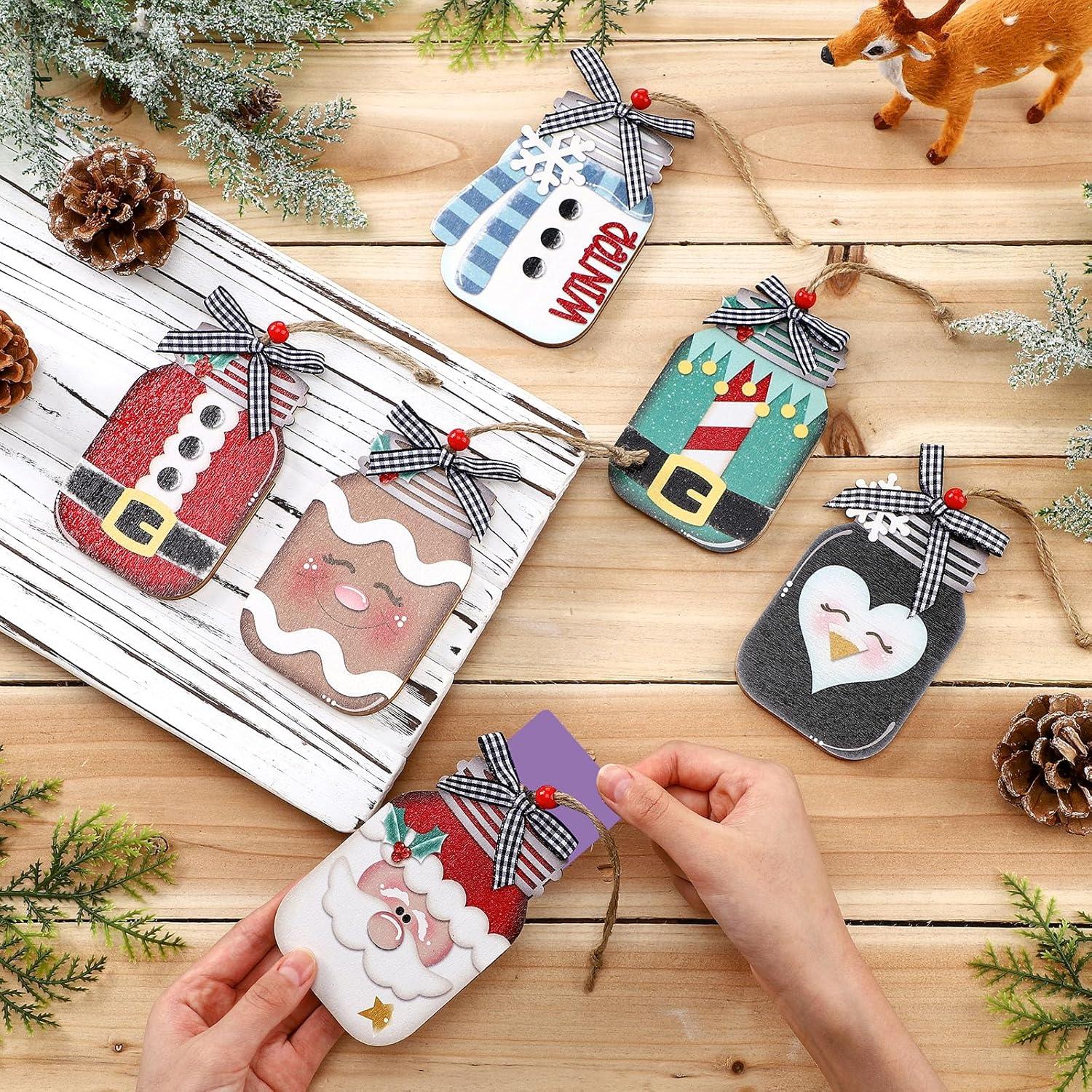 Soportes de Tarjetas de Navidad Dispowreath - Madera Multicolor