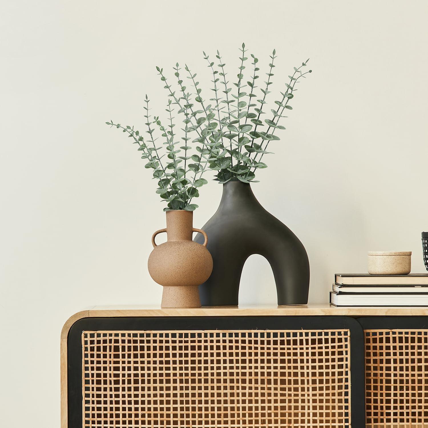 18 Pcs Tallos de Eucalipto Falsos BLISOUL 38 cm Decoración