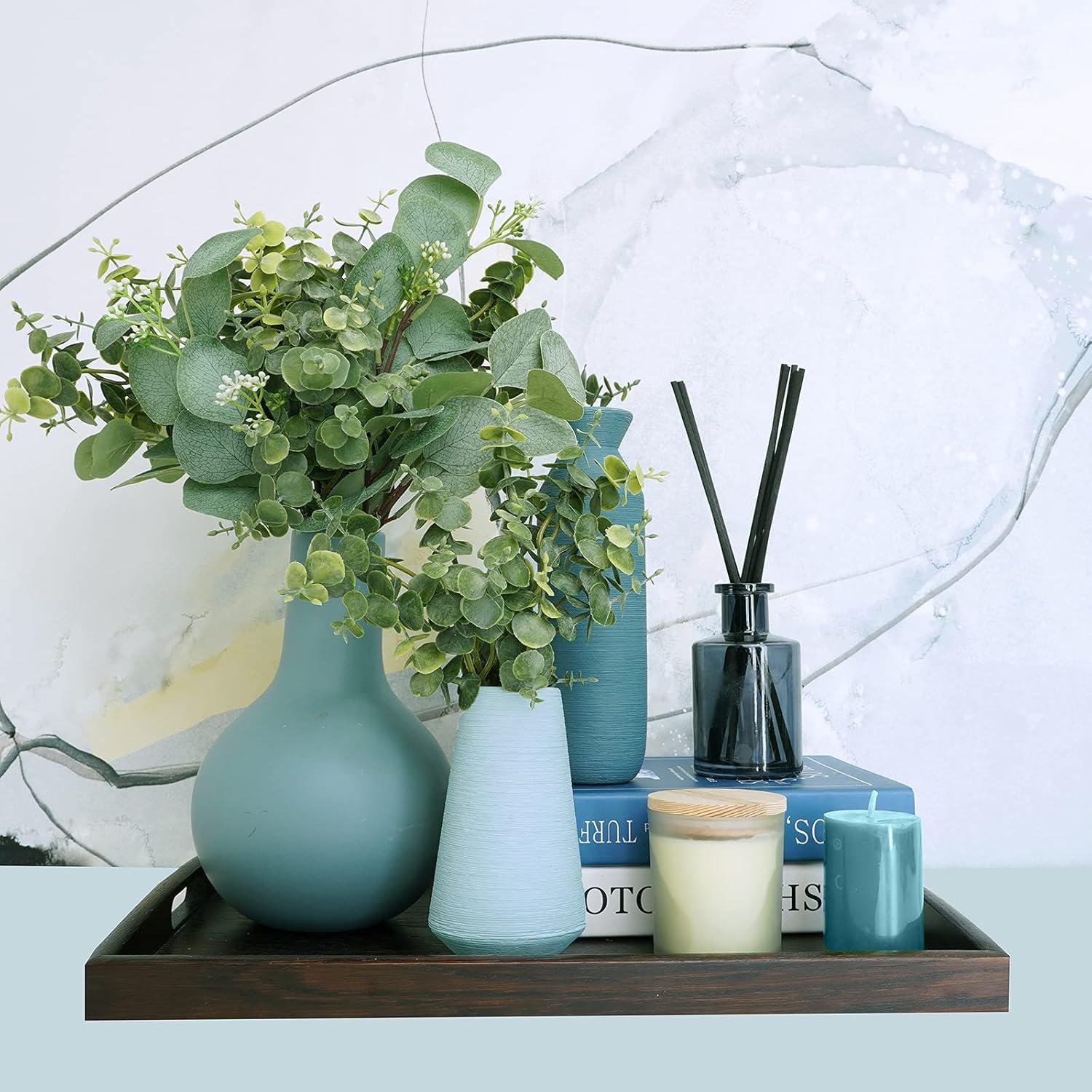 Ramo de Eucalipto Artificial Winlyn - 10 Piezas Decorativas