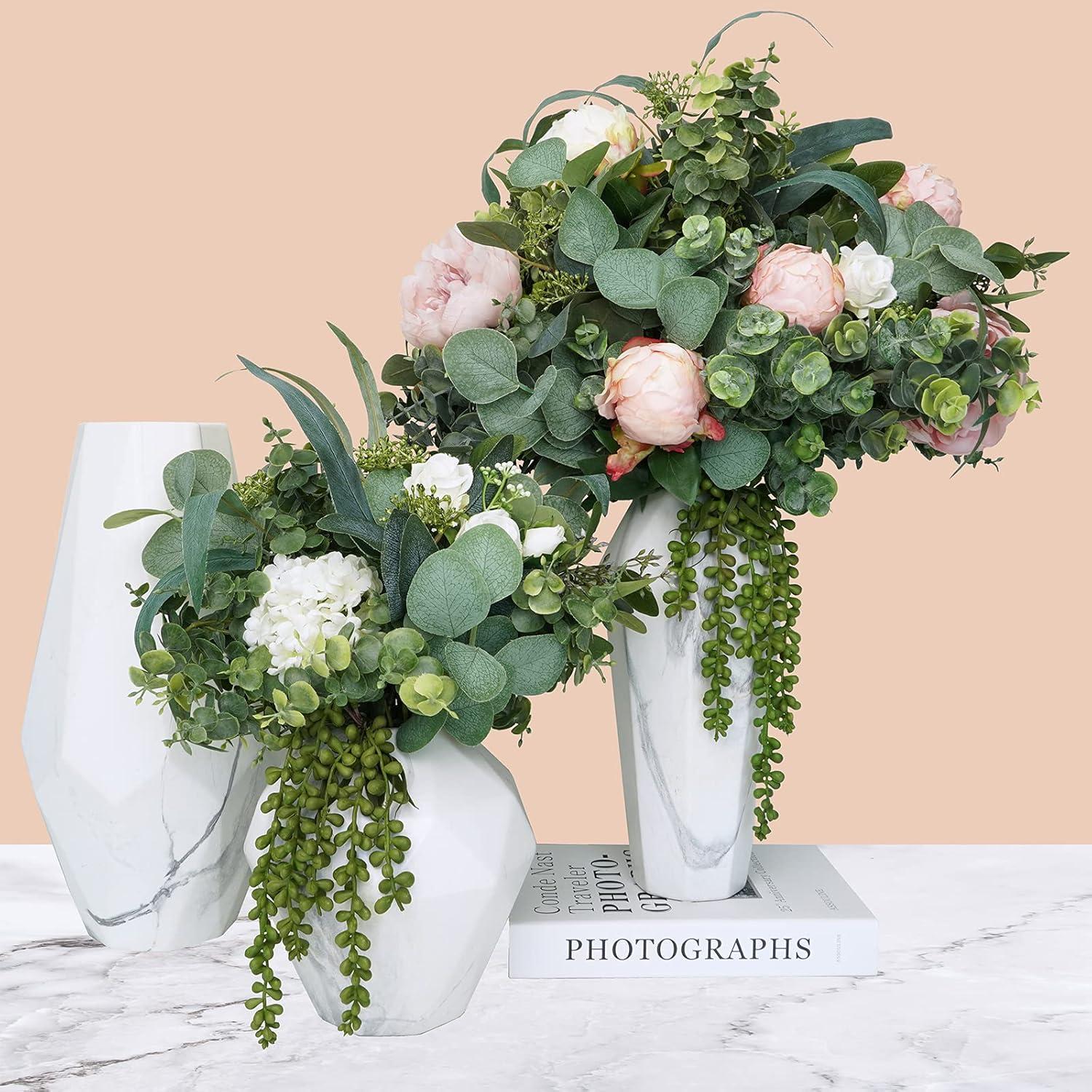 Ramo de Eucalipto Artificial Winlyn - 10 Piezas Decorativas