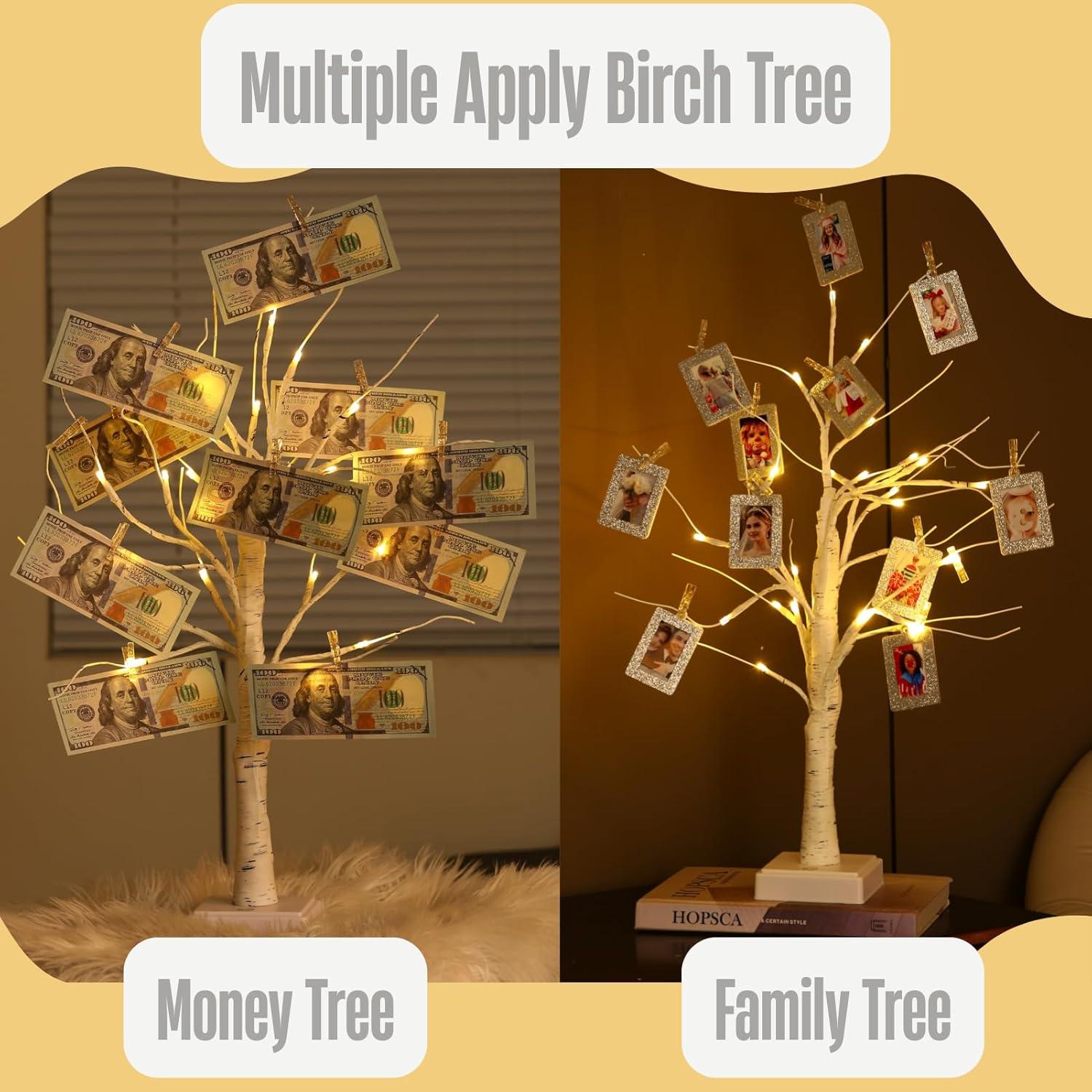 Marco de Fotos Iluminado Nakolulu Árbol Familiar 10 Marcos