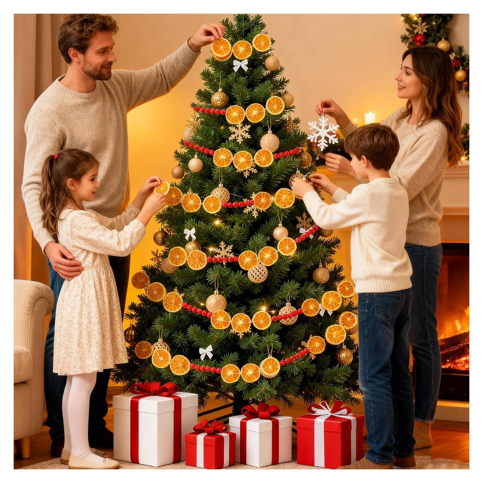 Guirnalda de Naranja Seca 1.83m LawnIdyll - 2 Piezas