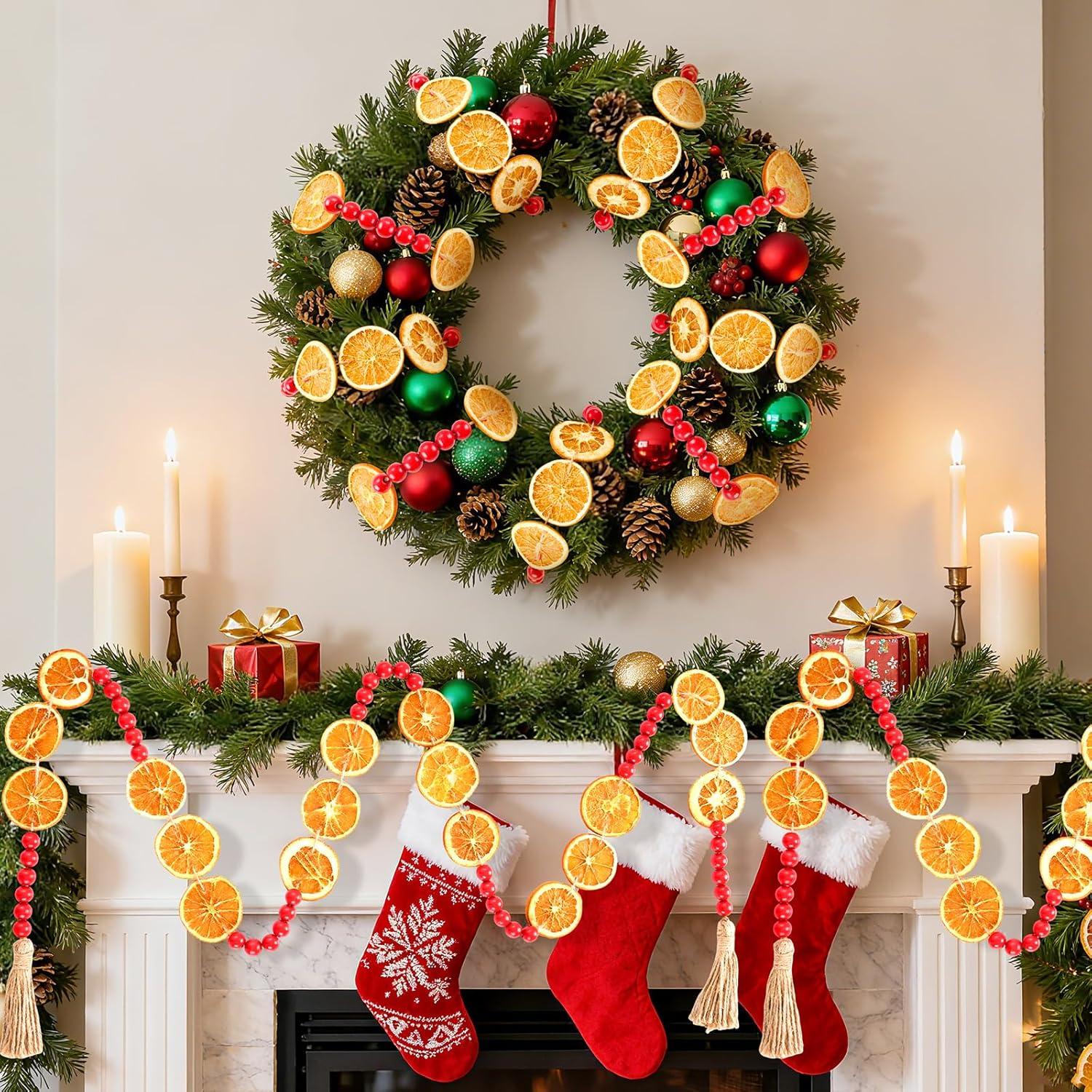 Guirnalda de Naranja Seca 1.83m LawnIdyll - 2 Piezas