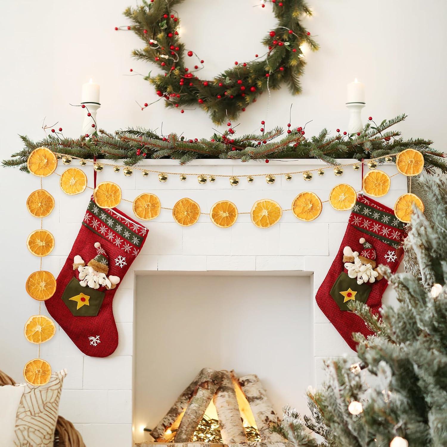 Guirnalda de Naranjas Secas con Campanas HoniedPepperino