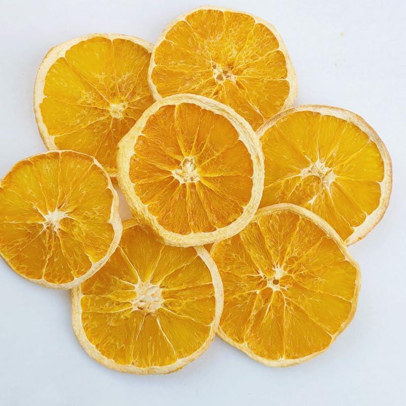 Rodajas de Naranja Secas Naturales 50 Piezas con Cuerda de Yute