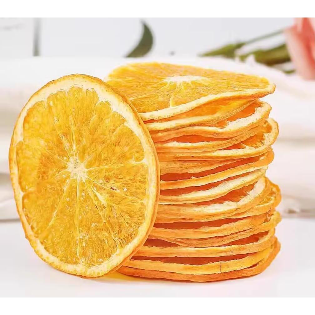 Rodajas de Naranja Secas Naturales 50 Piezas con Cuerda de Yute