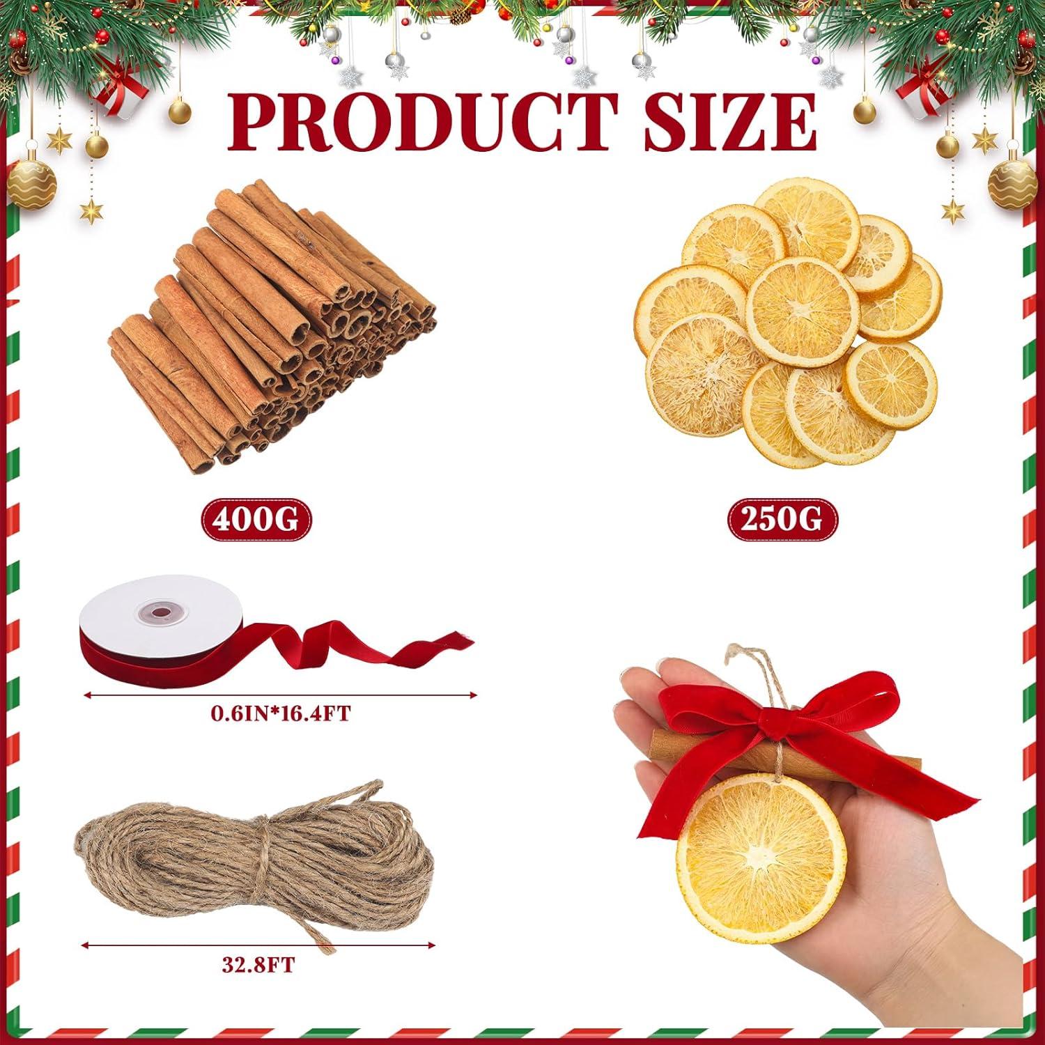 Set de Decoración Navideña Suncalla 95 Piezas Naranja y Canela