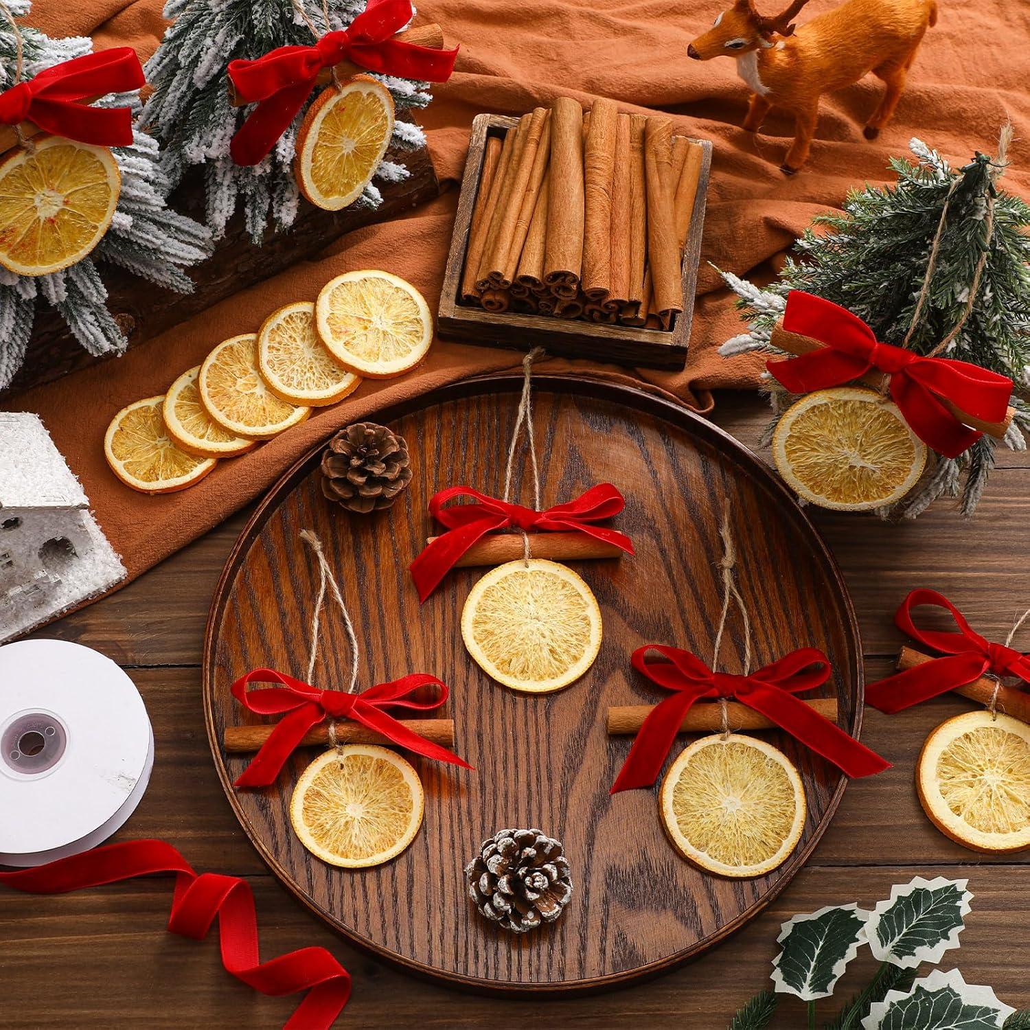 Set de Decoración Navideña Suncalla 95 Piezas Naranja y Canela