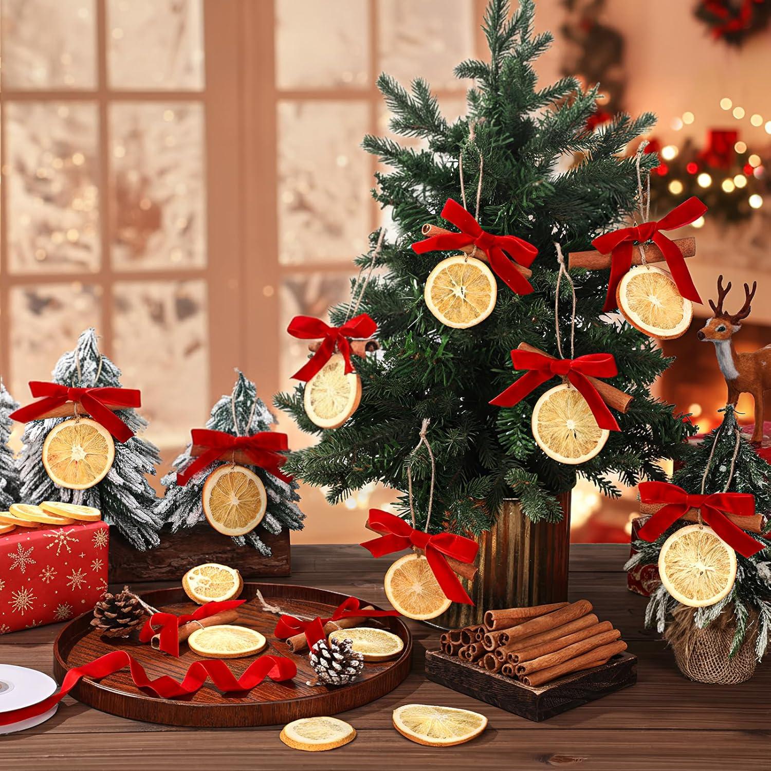 Set de Decoración Navideña Suncalla 95 Piezas Naranja y Canela