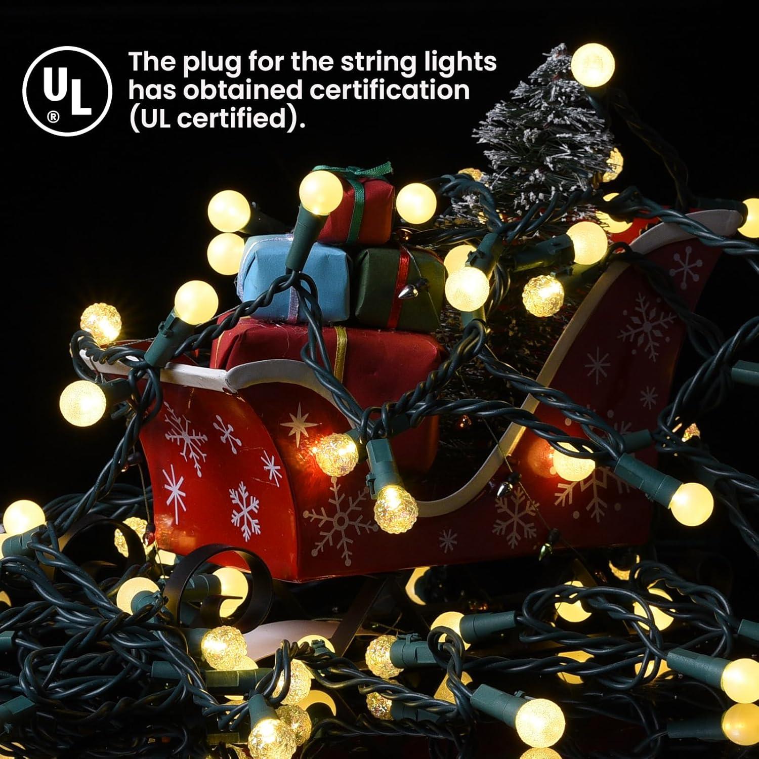 Luces de Cuerda Globo 70 LED Lycklig 5.79m Blanco Cálido