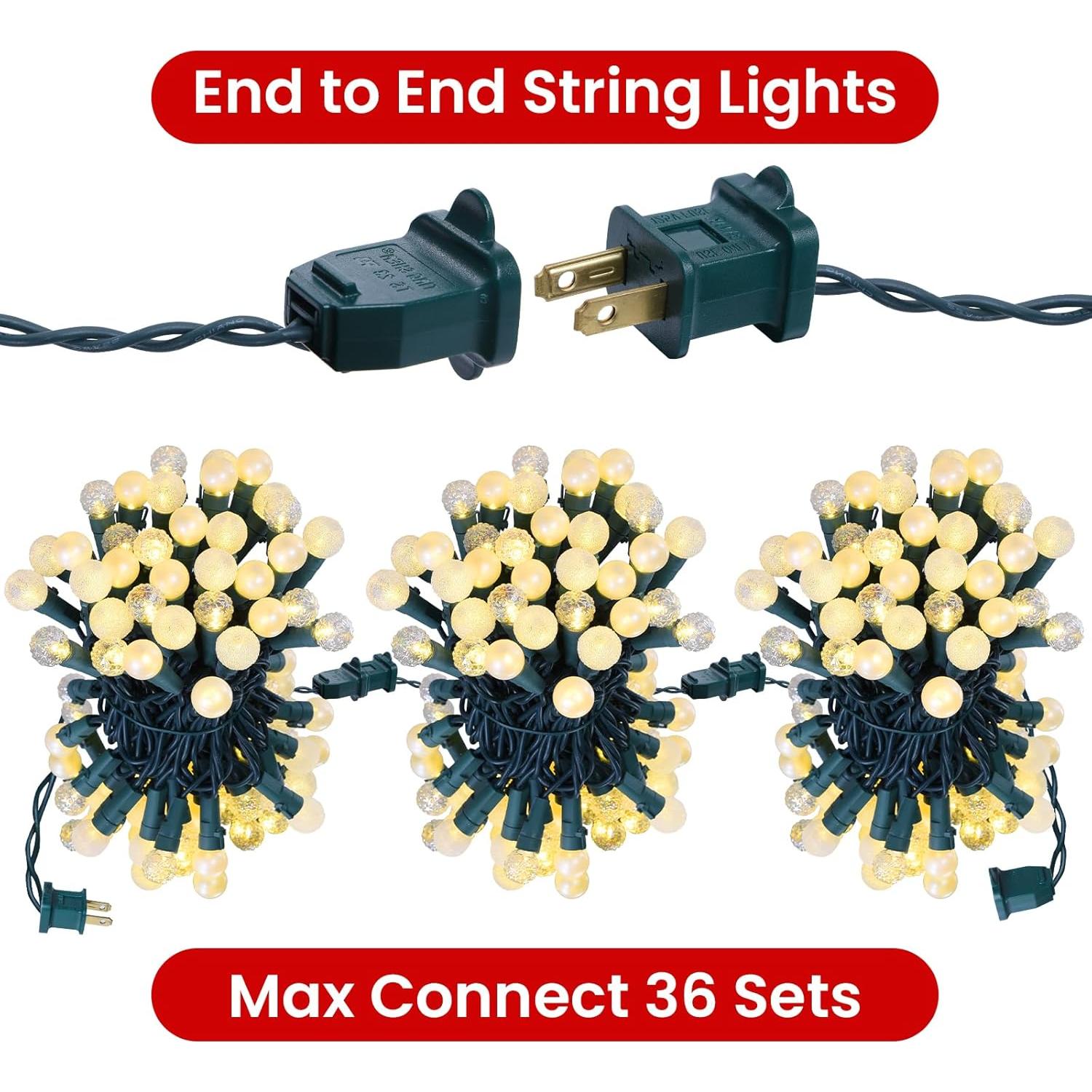 Luces de Cuerda Globo 70 LED Lycklig 5.79m Blanco Cálido