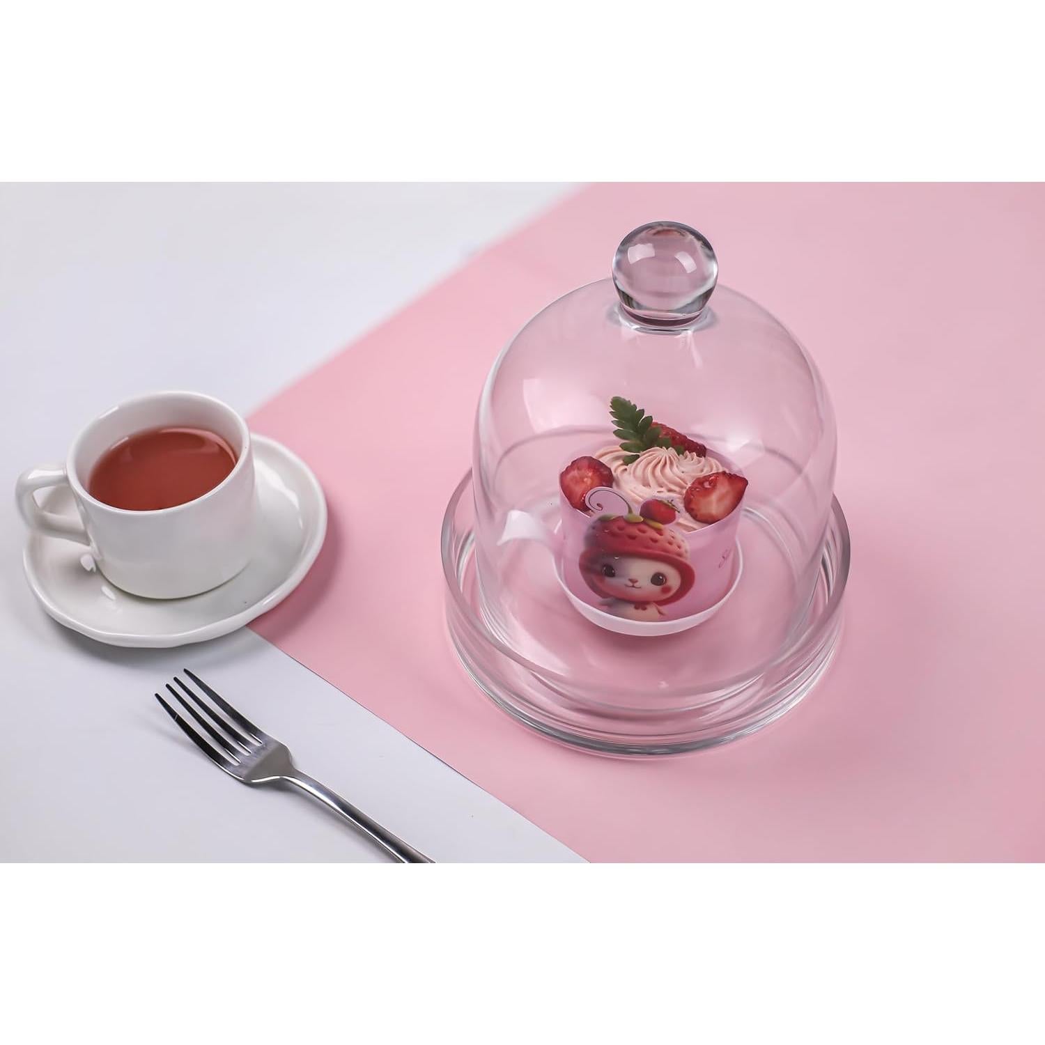 Campana de Vidrio CYS EXCEL con Base - 20.32x17.78 cm