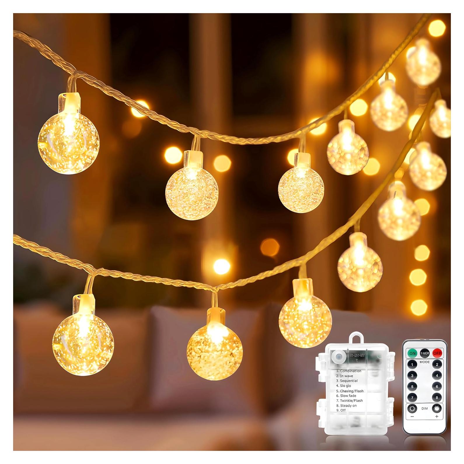 Luces de Hadas Metaku 10m 80LED Control Remoto Impermeables