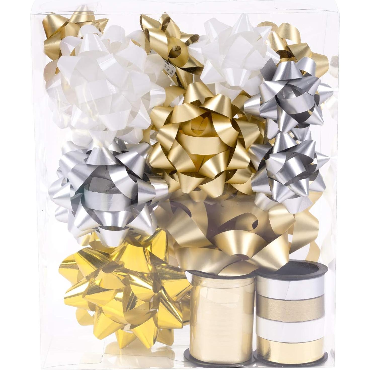 Juego de Lazos de Regalo WRAPAHOLIC 16 Pcs Multicolores