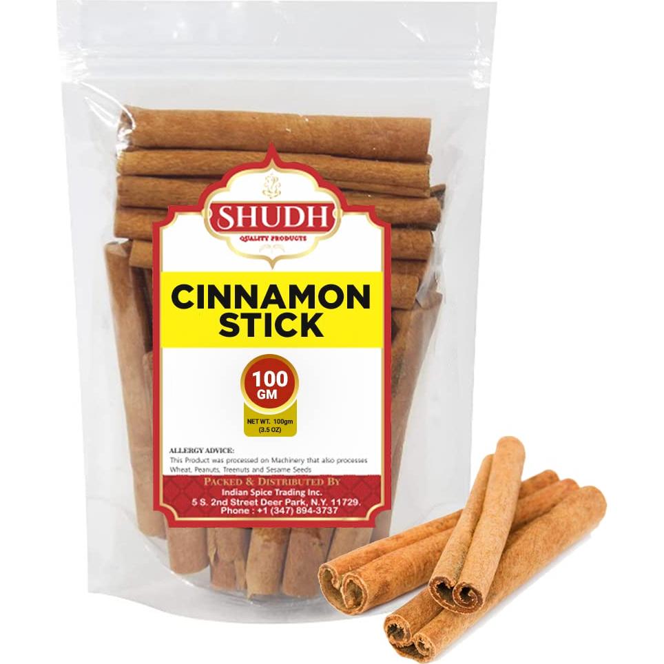 Palitos de Canela Cassia SHUDH 100g - 100% Natural Gourmet