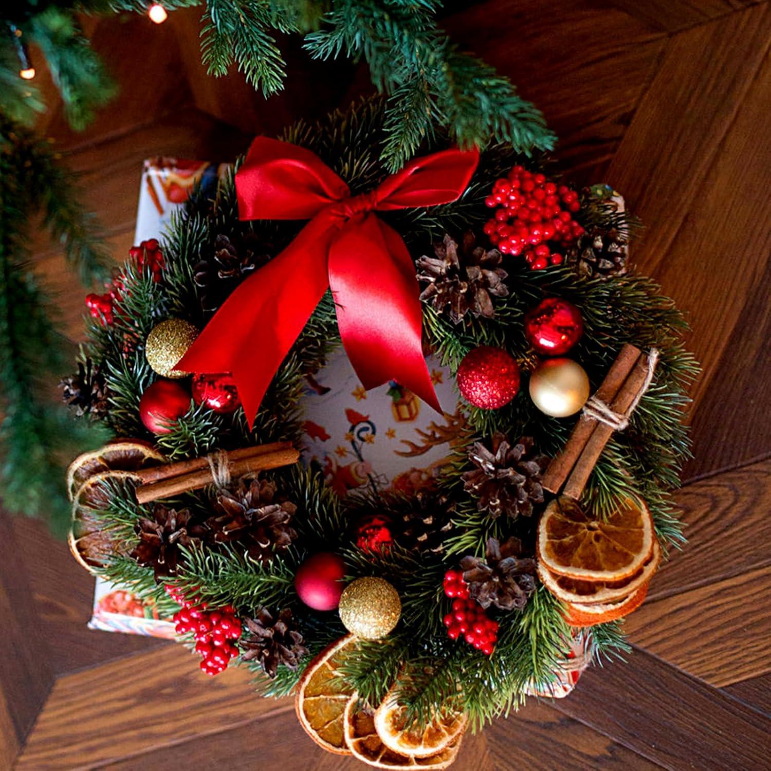 40 Adornos Naturales para Árbol de Navidad SOVOEY - Frutas Secas