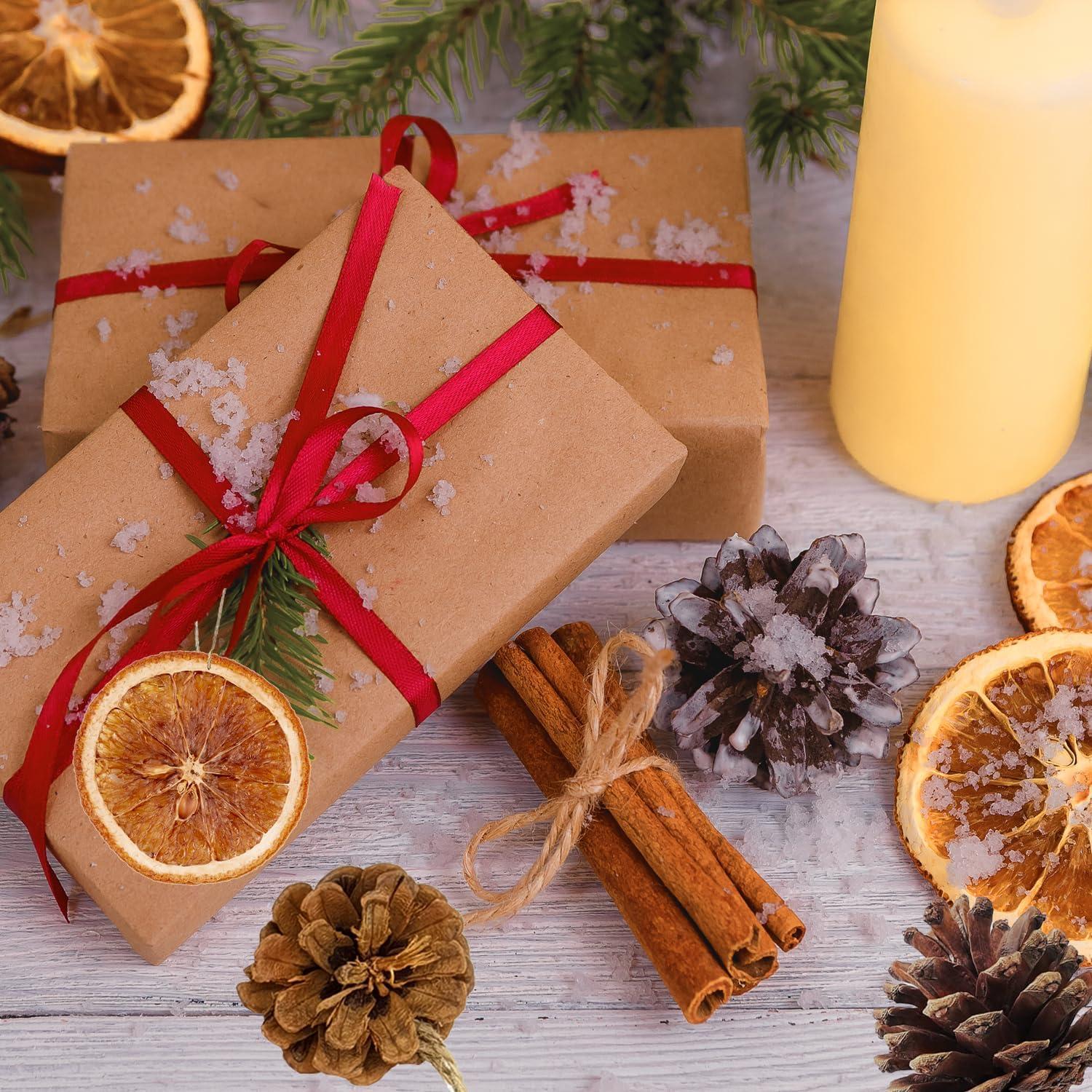 48 Piezas Adornos de Navidad Rústicos Benwanfee - Piñas, Naranjas y Canela