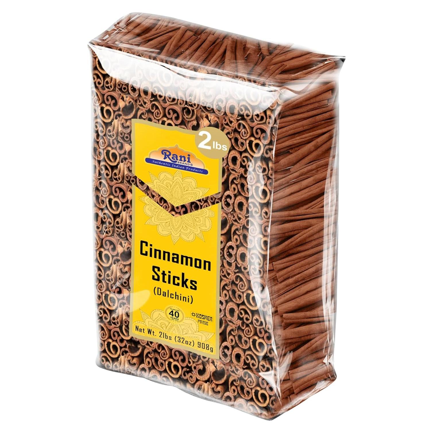 Palitos de Canela Rani 908g - Aroma Fuerte, Kosher, 175-200 Unidades