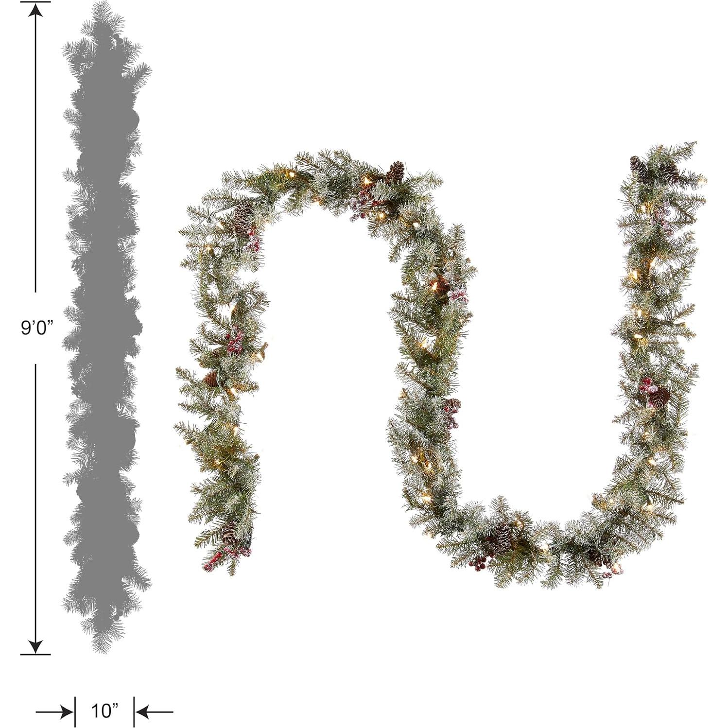 Guirnalda Navideña Artificial National Tree 2.74m Abeto Dunhill
