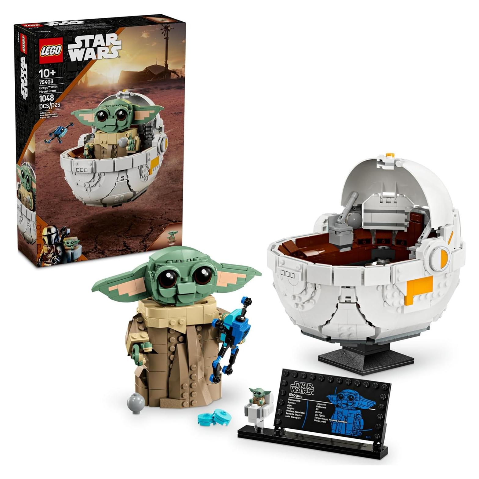 LEGO Star Wars Grogu con Pram Flotante 1,048 Piezas