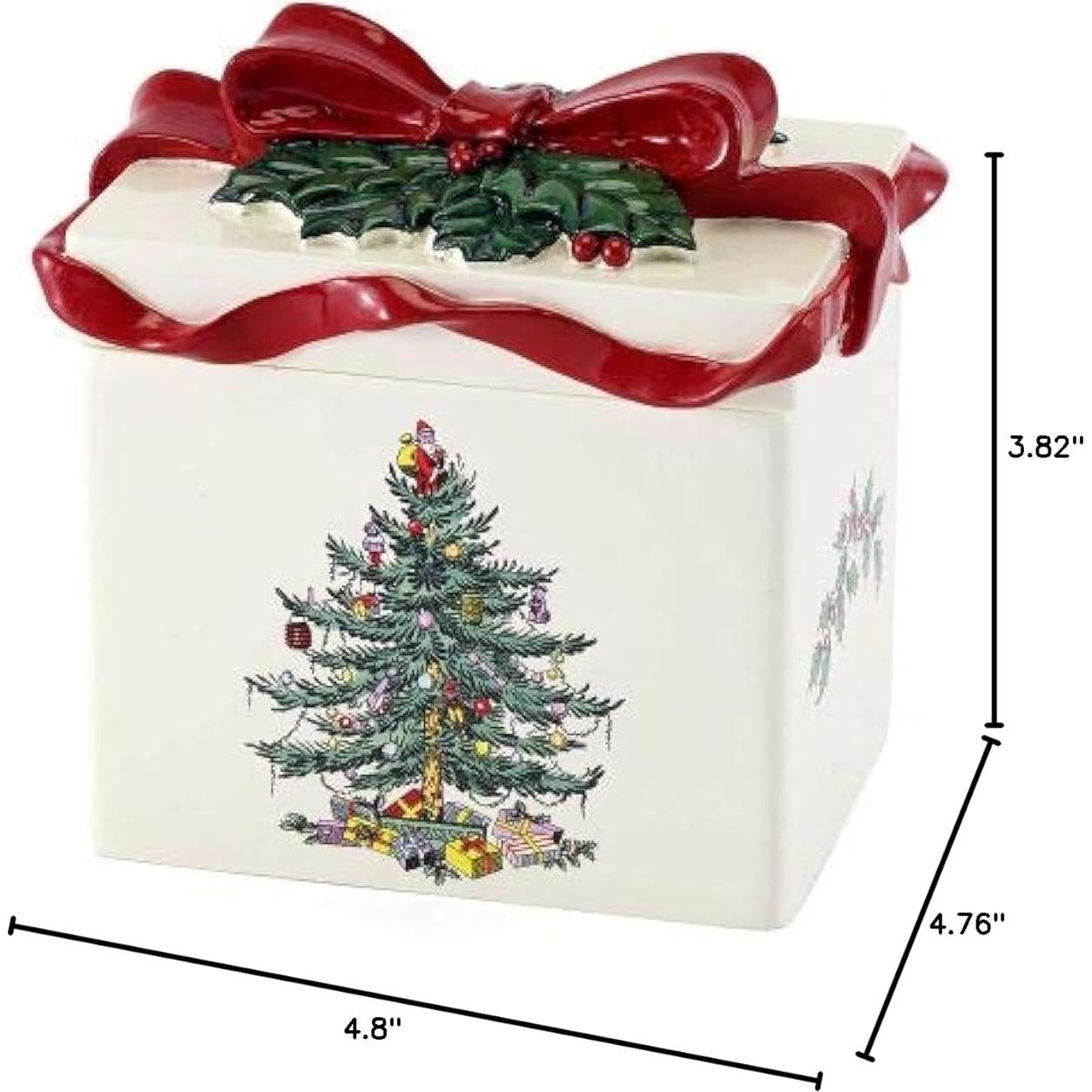 Tarro Cubierto Decorativo Spode - Navidad 12.19cm - Avanti