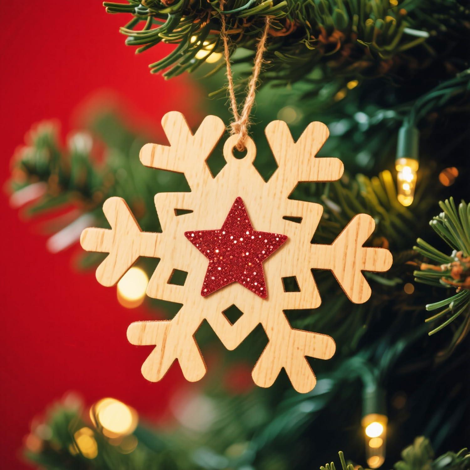 Etiqueta Autoadhesiva de Espuma Estrella Brillante ONLYKXY 3cm Rojo