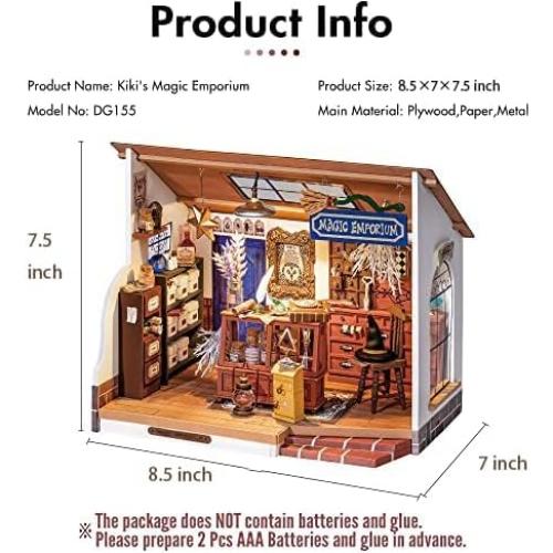 Kit Casa de Muñecas Rolife DG Miniatura DIY LED 21.5x17.8 cm