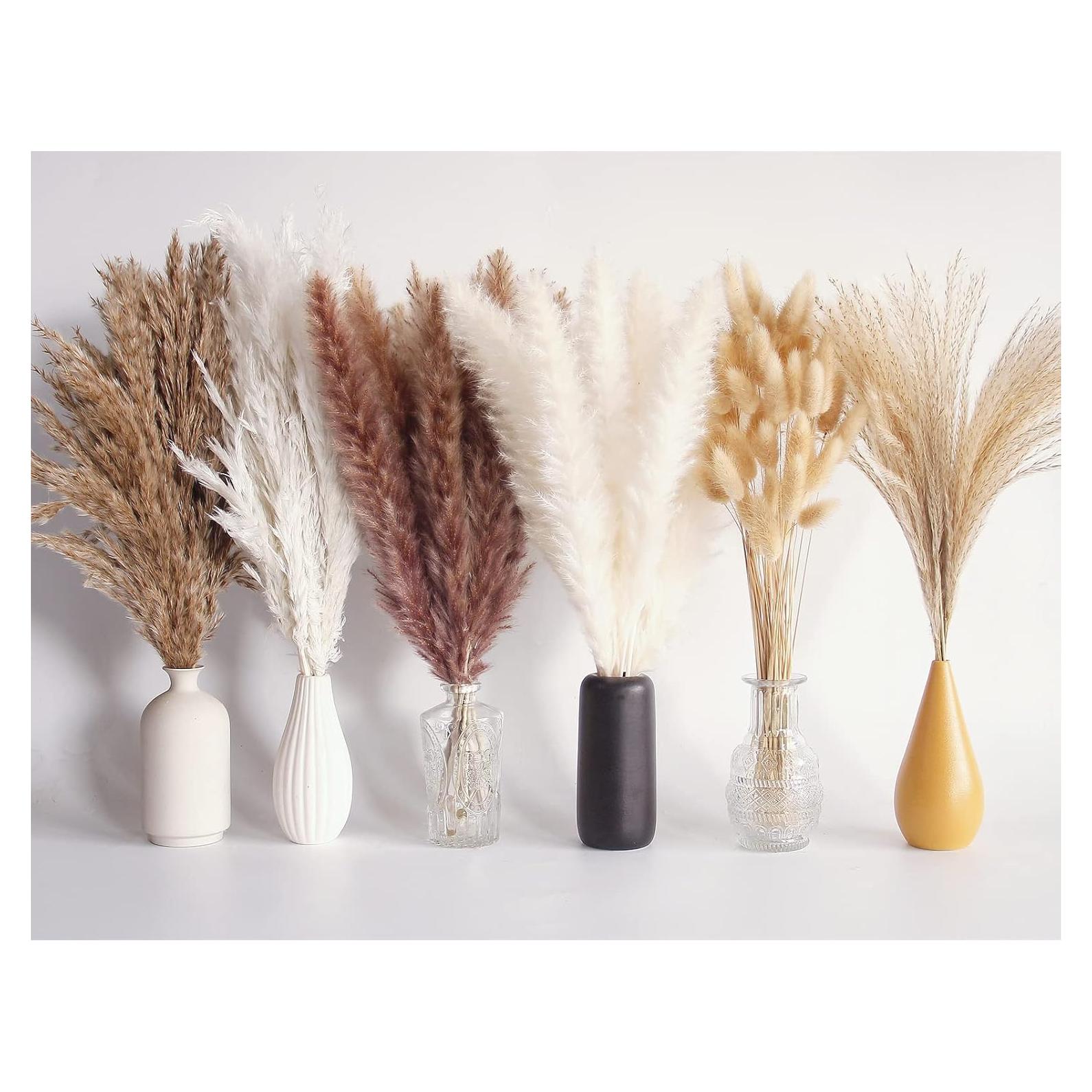 Ramo de Hierba Pampas Seco 110 Piezas Bannifll - Decoración Boho