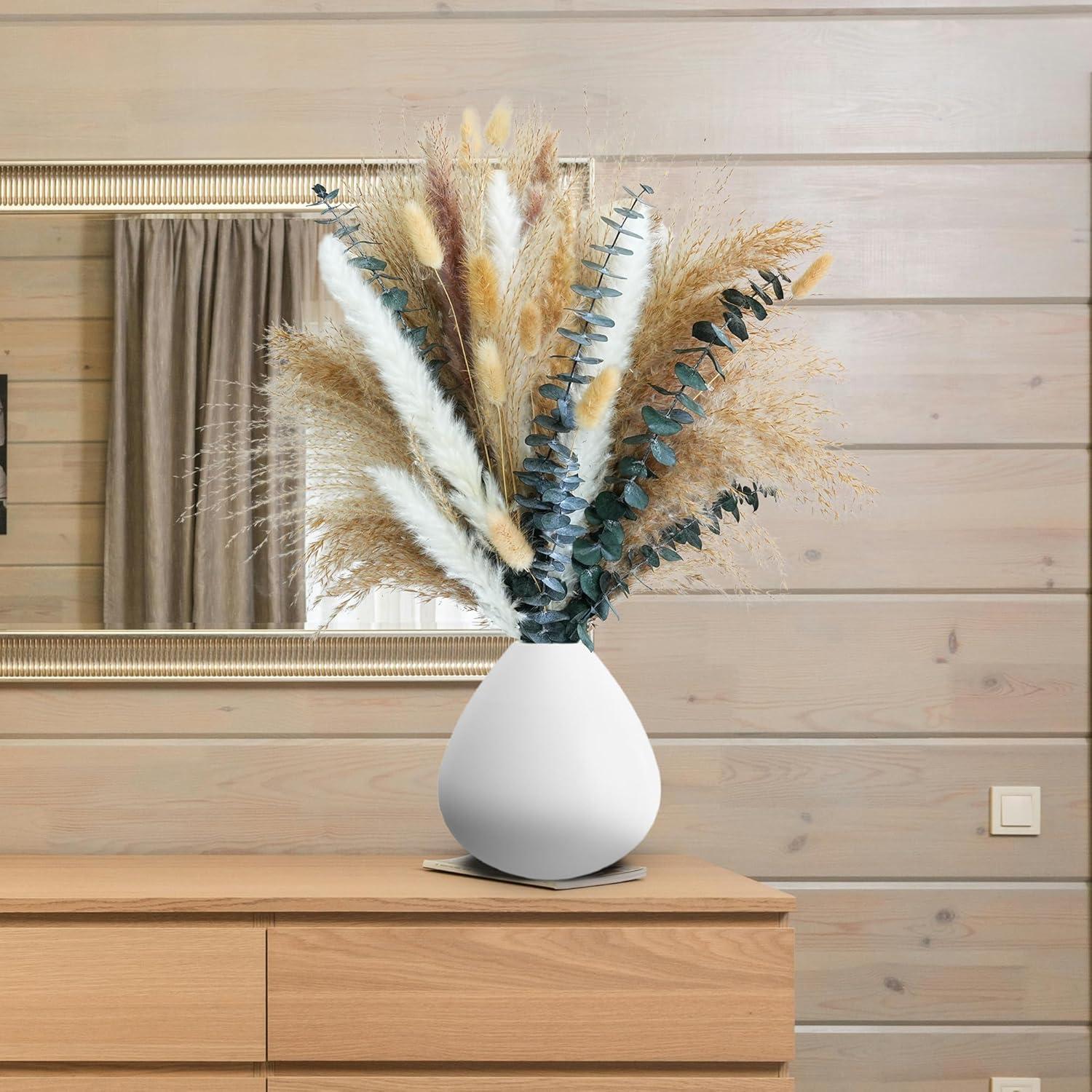 Centros de Mesa Boho Kocat con Hierba Pampas y Eucalipto