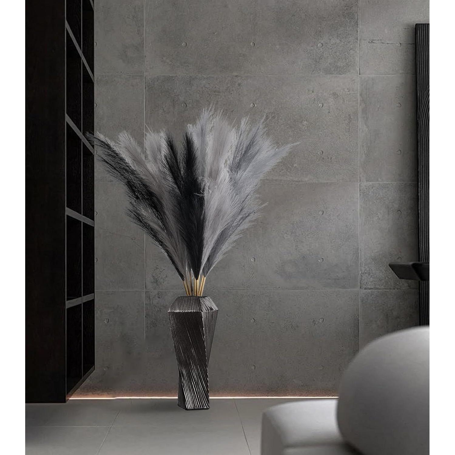 9 Piezas Hierba de Pampas Artificial 114 cm SeptCat Decorativa