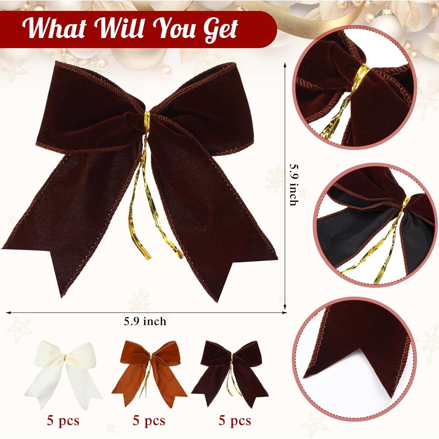 Conjunto de 80 Adornos de Navidad Juinte Terciopelo Neutro