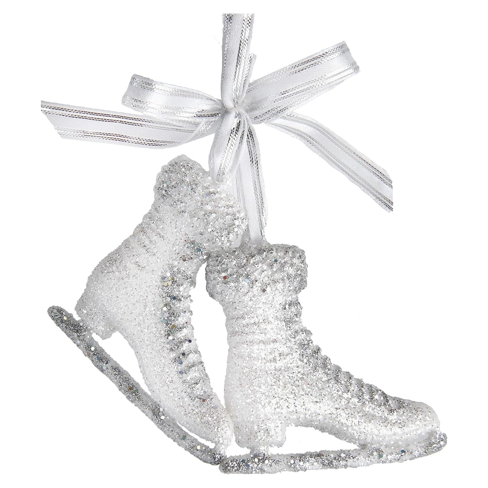 Ice Skates With Glitter Ornament