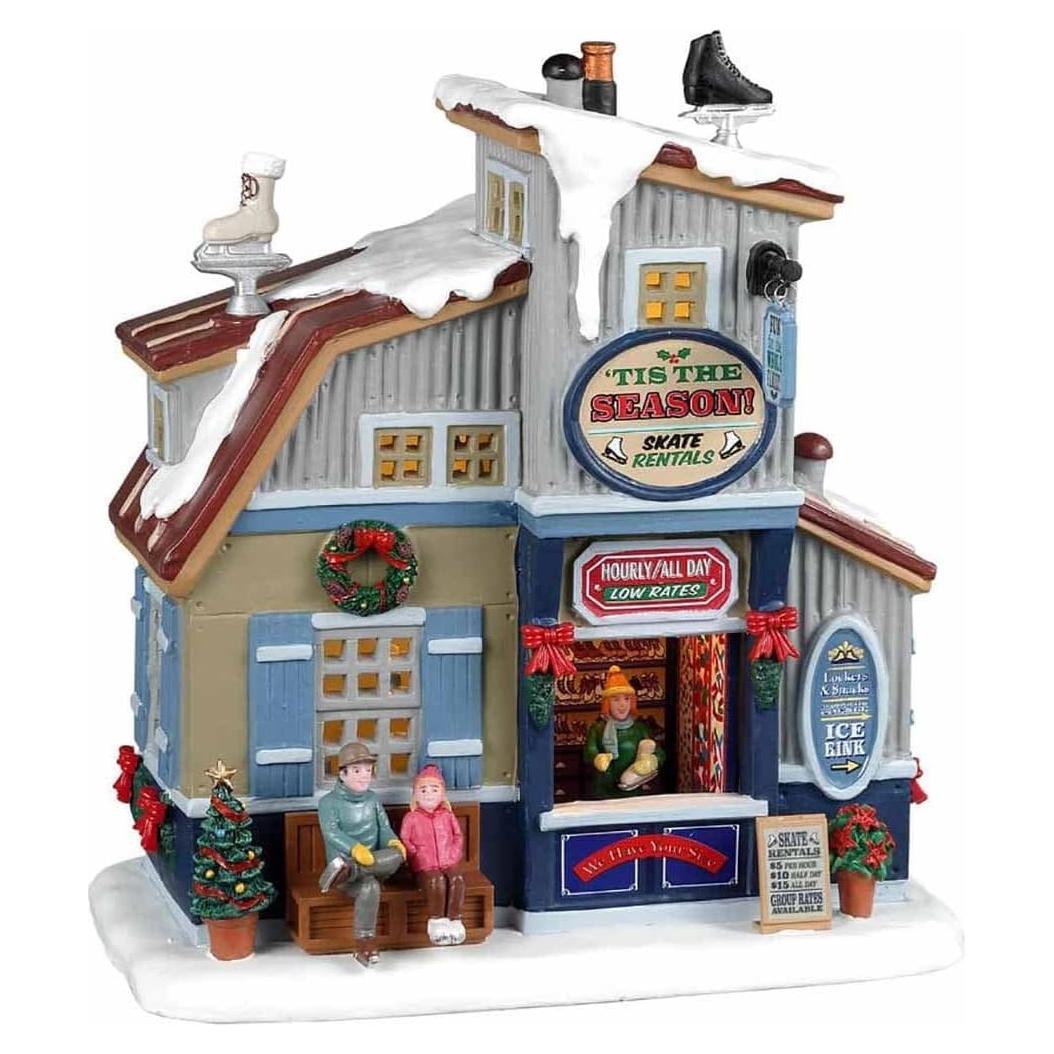 Edificio Iluminado Lemax Pueblo Caddington 20cm