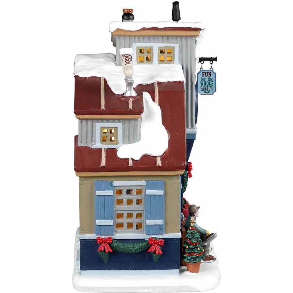 Edificio Iluminado Lemax Pueblo Caddington 20cm