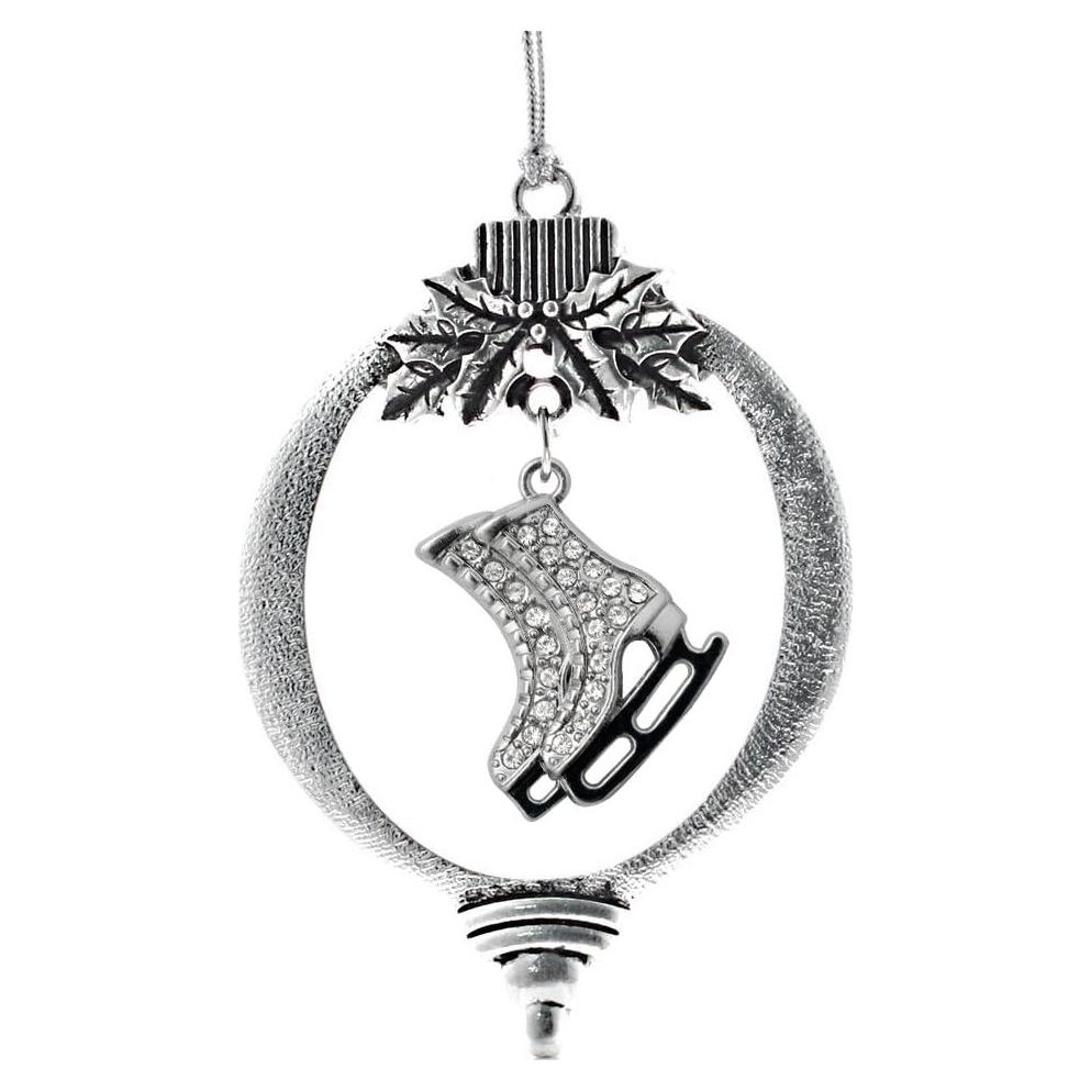 Adorno Navideño Patines de Hielo Inspired Silver 6.35 cm