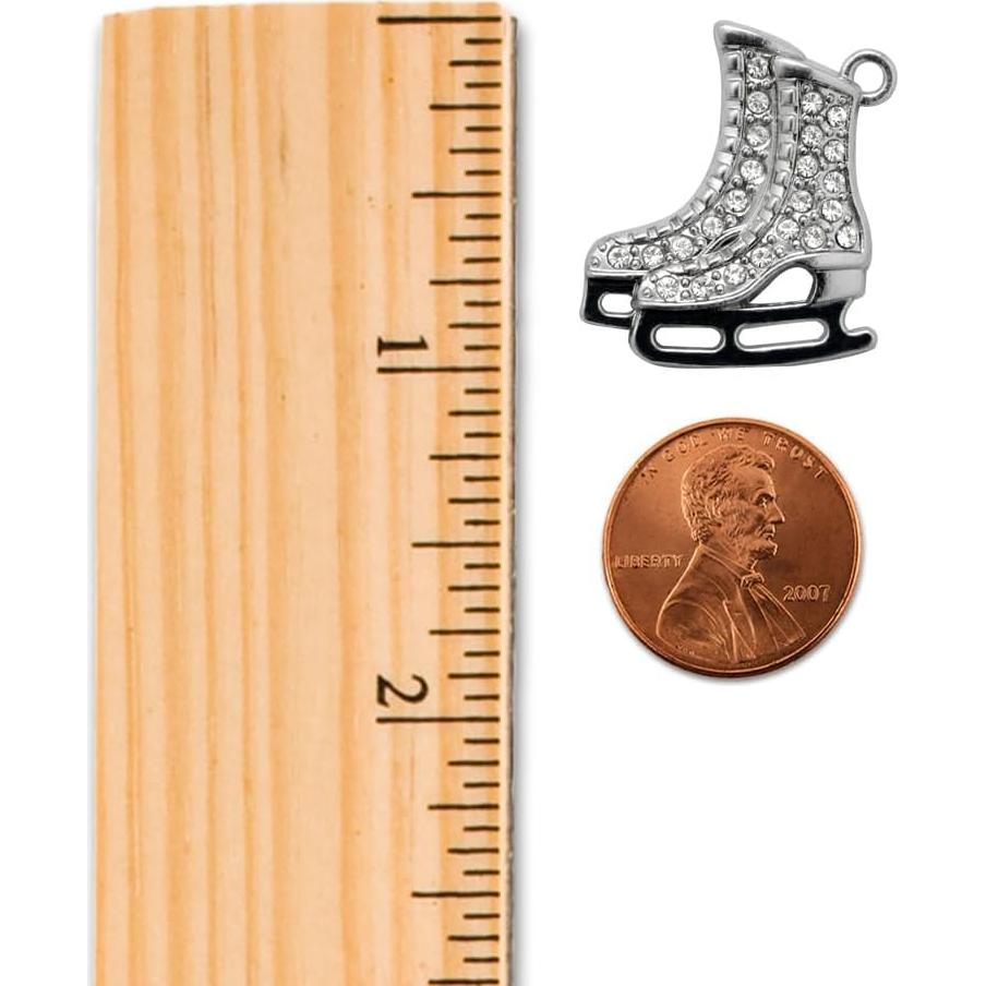 Adorno Navideño Patines de Hielo Inspired Silver 6.35 cm