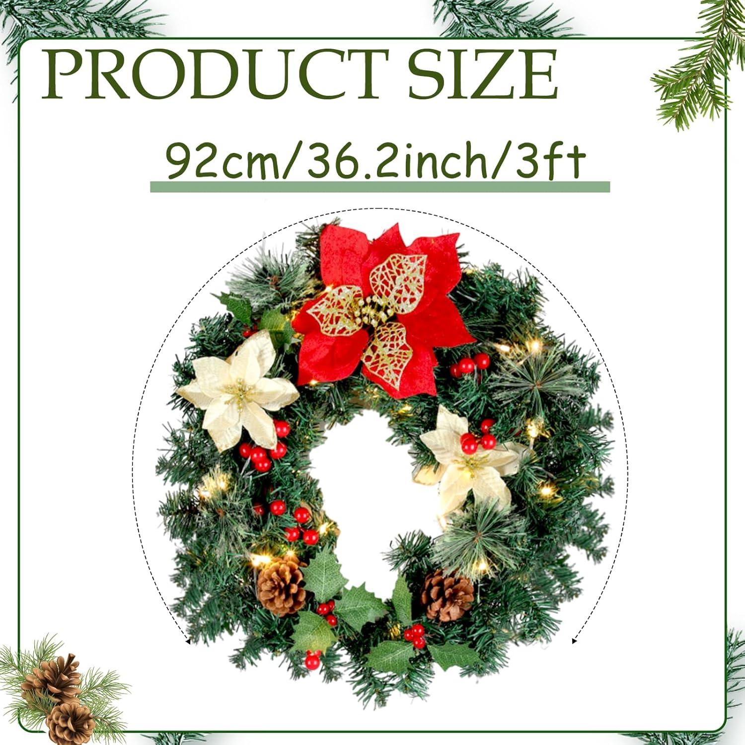 Decoración de Buzón Navideño Lonfliness 91.44 cm con Luces LED